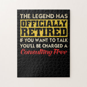 The Legend Has Officially Retired If You Want Jigsaw Puzzle