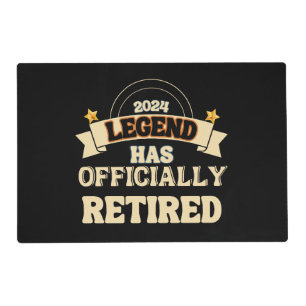 The legend has officially retired placemat