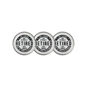 The Legend Has Officially Retired, Retired 2023 Golf Ball Marker