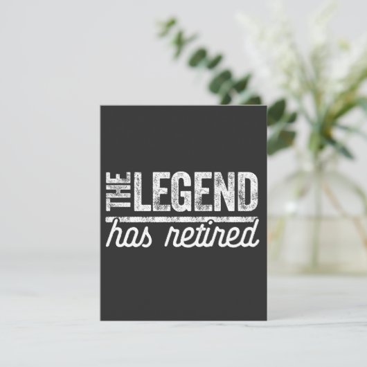 the legend has retired (Standing Front)