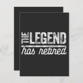 the legend has retired (Front/Back)