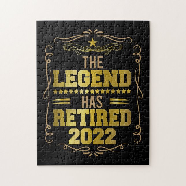 The legend has retired 2022 jigsaw puzzle (Vertical)