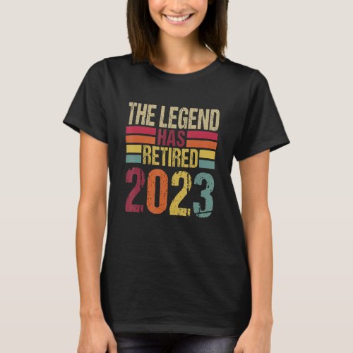 The Legend Has Retired 2023 For Men Women Retireme T_Shirt