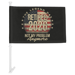 The Legend Has Retired 2026 Funny Car Flag