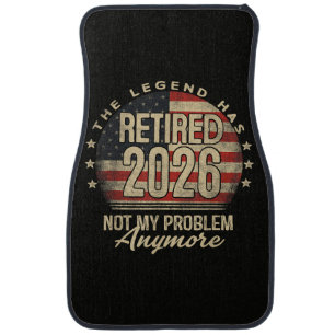 The Legend Has Retired 2026 Funny Car Floor Mat