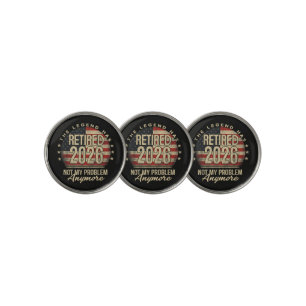 The Legend Has Retired 2026 Funny Golf Ball Marker
