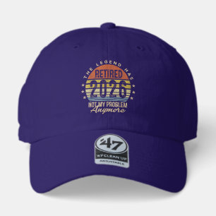 The Legend Has Retired 2026 Retro Sunset Graphic 47 Brand Hat