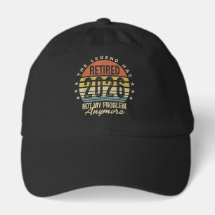 The Legend Has Retired 2026 Retro Sunset Graphic Hat