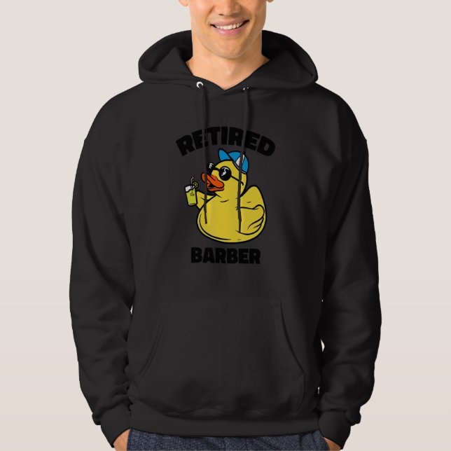 The Legend Has Retired Barber Hoodie (Front)