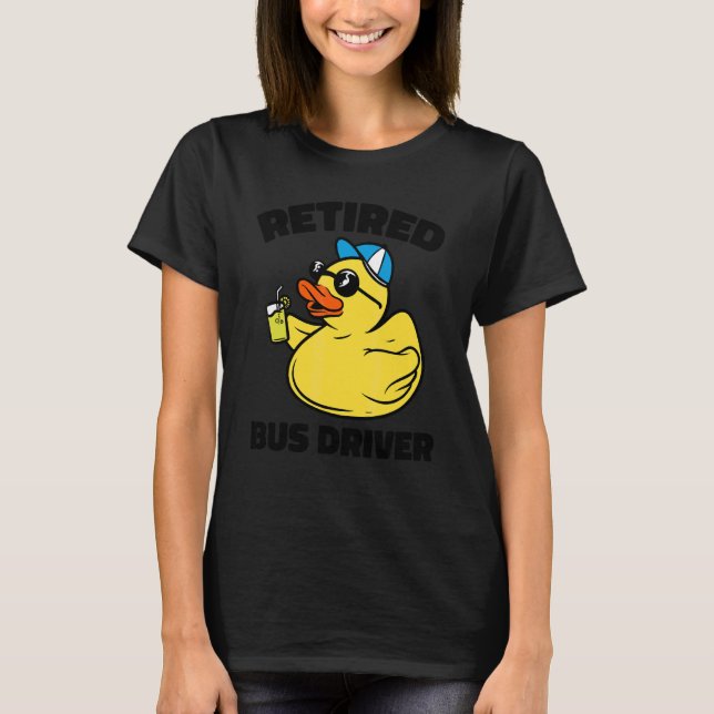 The Legend Has Retired Bus Driver T-Shirt (Front)