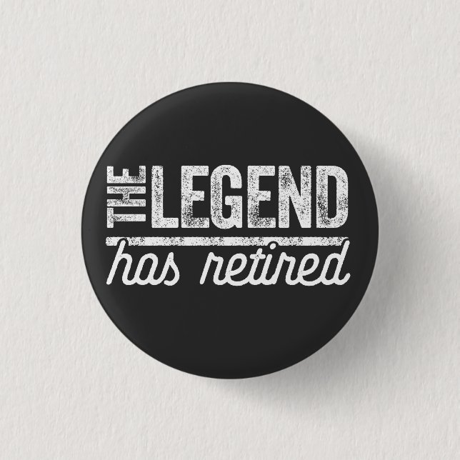 the legend has retired button (Front)