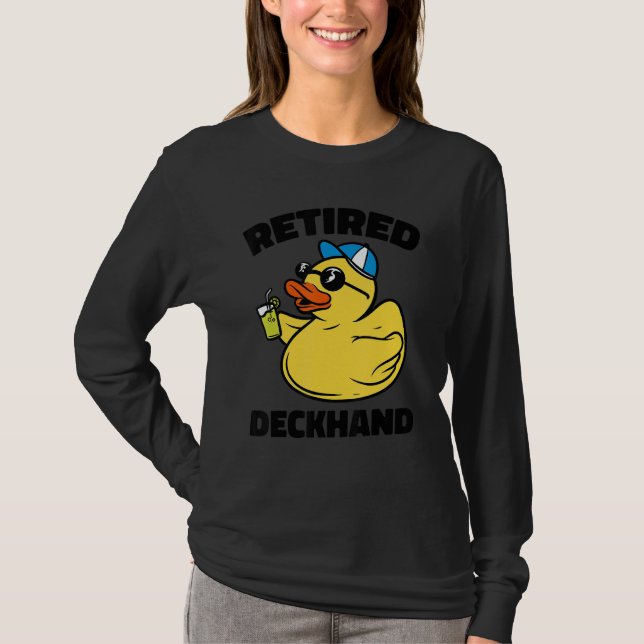 The Legend Has Retired Deckhand T-Shirt (Front)
