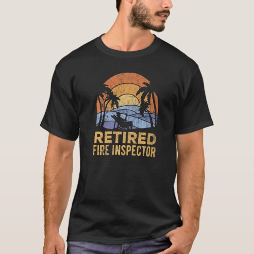 The Legend Has Retired Fire Inspector   T_Shirt
