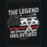 The Legend Has Retired Firefighter Retirement Letterhead<br><div class="desc">The Legend Has Retired Firefighter Retirement</div>