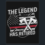 The Legend Has Retired Firefighter Retirement Letterhead<br><div class="desc">The Legend Has Retired Firefighter Retirement</div>
