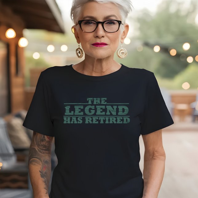 The Legend Has Retired funny retirement T-Shirt (Creator Uploaded)