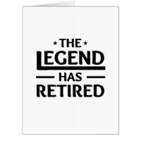the legend has retired gift for coworker friend