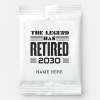 The Legend Has Retired Personalized Retirement