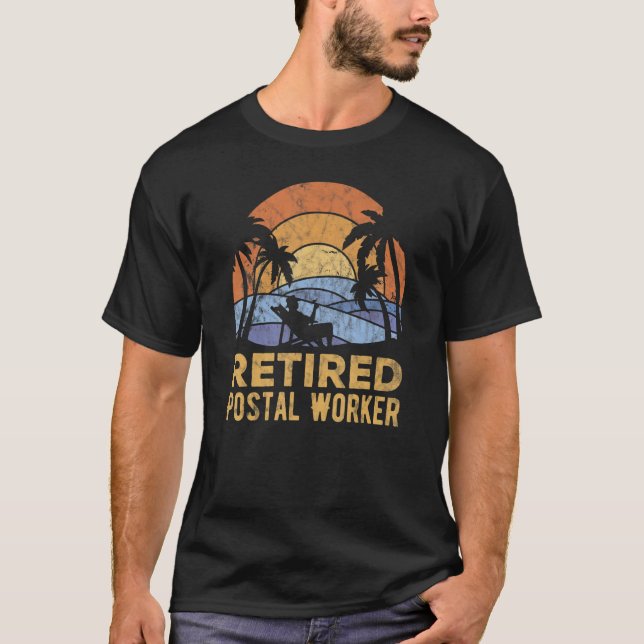 The Legend Has Retired Postal Worker T-Shirt (Front)