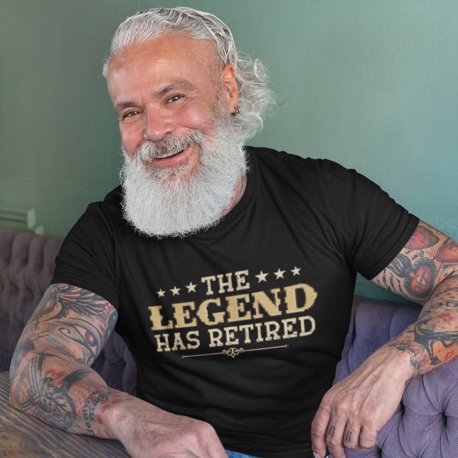 The Legend Has Retired, Retiree's Gift T-Shirt (Creator Uploaded)