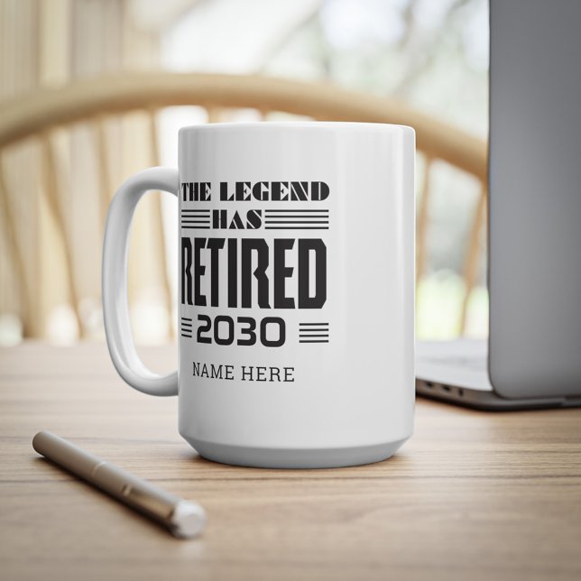 The Legend Has Retired Retirement Personalized Coffee Mug (Creator Uploaded)