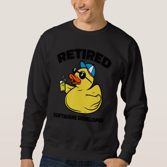 The Legend Has Retired Software Developer Sweatshirt (Front)