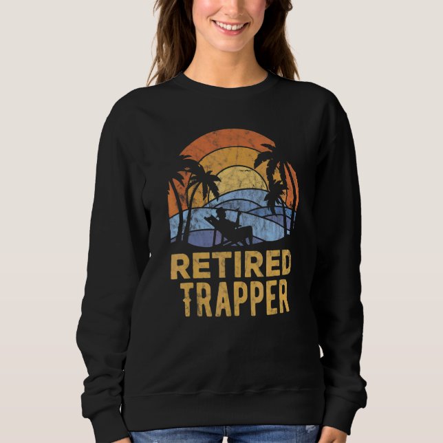 The Legend Has Retired Trapper Sweatshirt (Front)
