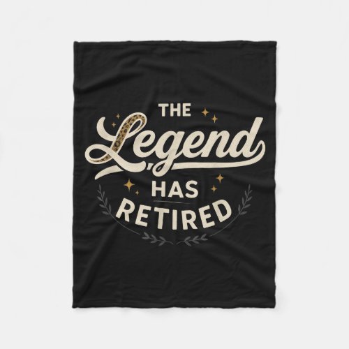 The Legend Has Retired Vintage Script 
