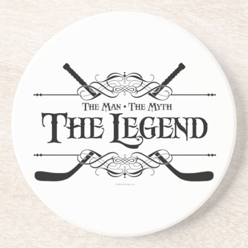 The Legend Hockey Sandstone Coaster