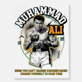 The legend Muhammad Ali Foam Board