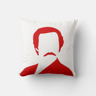 The Legend of Ron Burgundy Throw Pillow