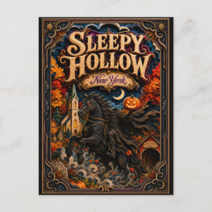 The Legend of Sleepy Hollow, New York Popcut Postcard