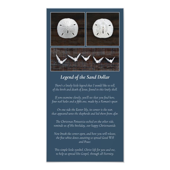 The Legend of the Sand Dollar Photo Print (Front)