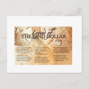 The Legend of the Sand Dollar Postcard