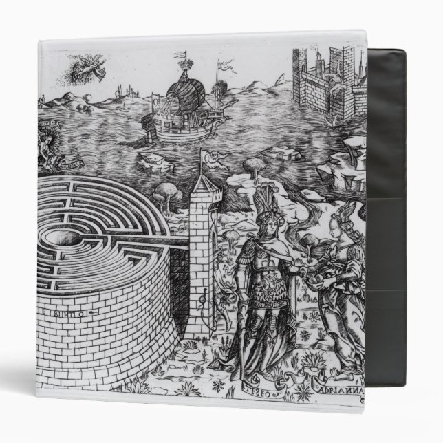 The Legend of Theseus Binder (Front/Inside)