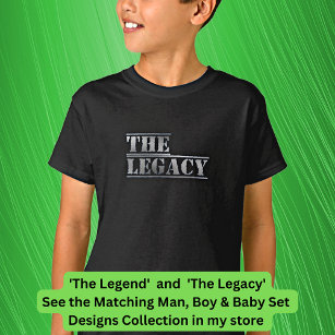The Legend The Legacy Father Son Matching T-Shirt