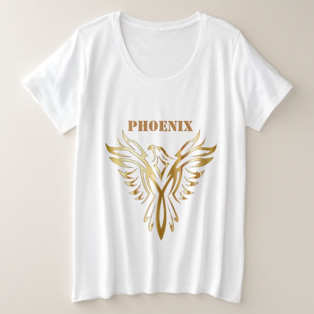the legendary phoenix plus size T-Shirt (Design Front)