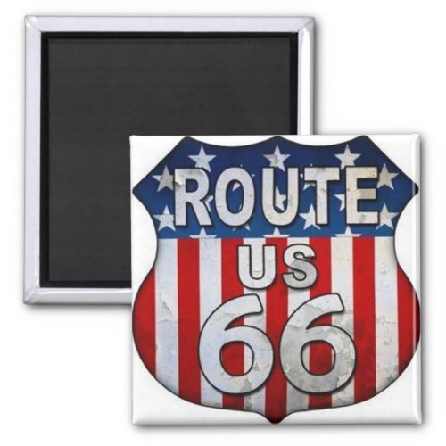 THE LEGENDARY ROUTE 66 MAGNET