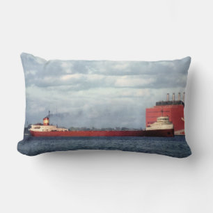 The Legendary S.S. Edmund Fitzgerald Lumbar Pillow