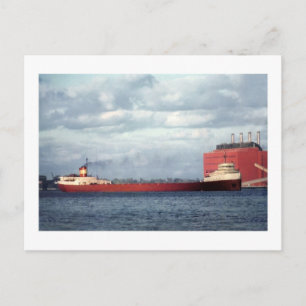 The Legendary S.S. Edmund Fitzgerald Postcard
