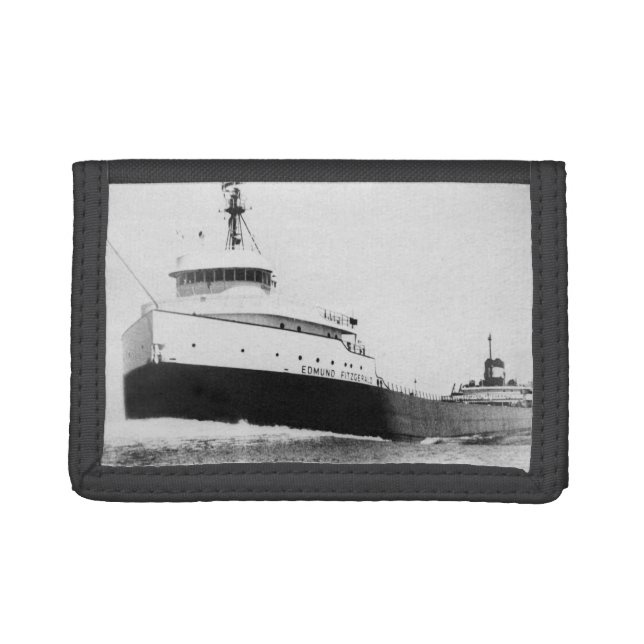 The Legendary S.S. Edmund Fitzgerald Trifold Wallet (Front)
