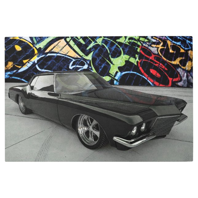 The Legendary Third Generation Buick Riviera Metal Print (Front)