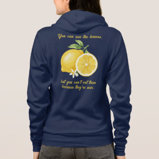 The lemon, bright yellow fruit, sour and fresh hoodie