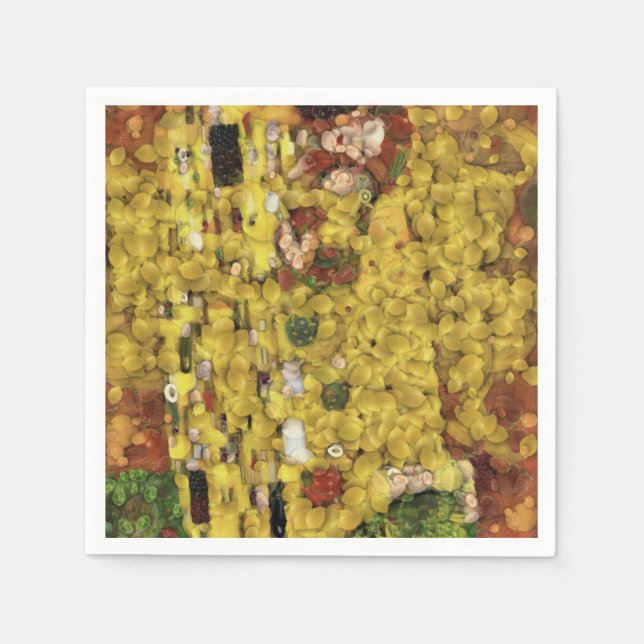 The Lemon Kiss Vegetable Decoupage Spoof Art Napkins (Front)