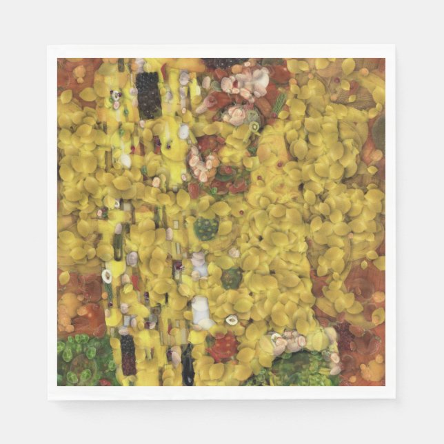 The Lemon Kiss Vegetable Decoupage Spoof Art Napkins (Front)