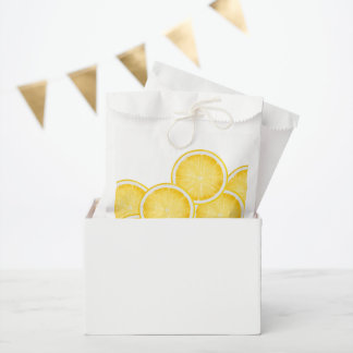 The Lemon Spritz Yellow Favor Bag
