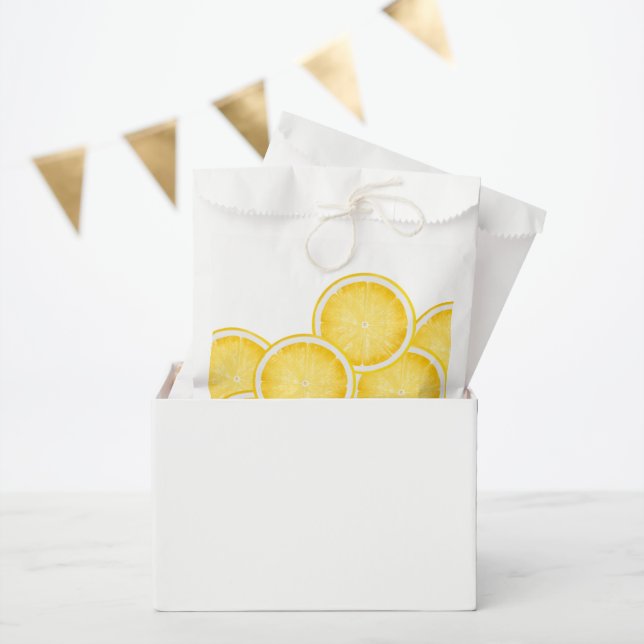 The Lemon Spritz Yellow Favor Bag (Party)