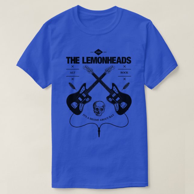 The Lemonheads Guitar Vintage Logo T-Shirt (Design Front)