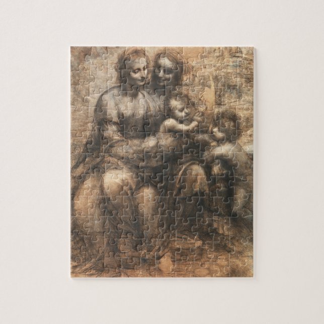 The Leonardo Cartoon by Leonardo da Vinci Jigsaw Puzzle (Vertical)