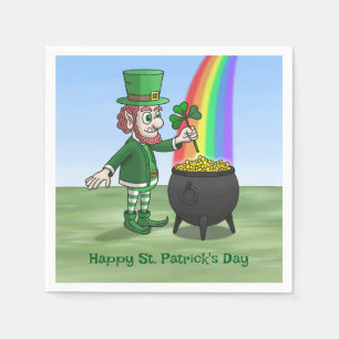 The Leprechauns Happy St. Patricks Day Napkins